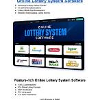 lottery system online